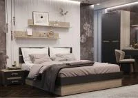 Спальня Ким дуб сонома/графит