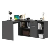 Стол письменный Лайт 03.245.01 тёмно-серый