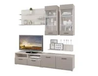 Гостиная Ненси-3 ясень шимо светлый/капучино