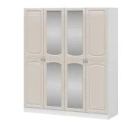 Шкаф Венеция ШК-4 белый/жемчуг