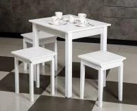 Стол обеденный Компакт сосна/белый Стол обеденный Компакт сосна/белый