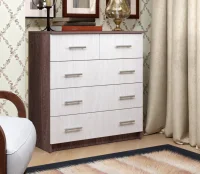 Комод-8 ясень анкор темный/ясень анкор светлый