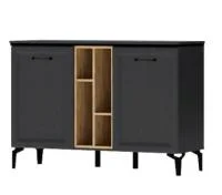 Комод Шарм К-2 антрацит/рамка