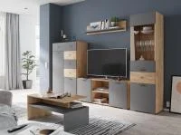Модульная гостиная Дублин гикори рокфорд/графит серый