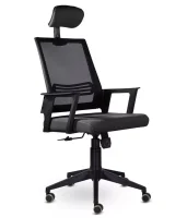 Кресло М-808 Аэро black черный