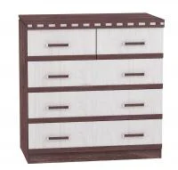 Комод 1 Ольга-13 ясень анкор темный/ясень анкор светлый