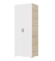 Шкаф 2-х створчатый Бостон 800 дуб сонома/белый