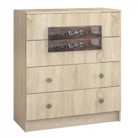 Комод Мадлен дуб сонома/дуб шале мореный