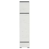 Пенал Гретта Д2С1Я дуб крафт белый/антрацит