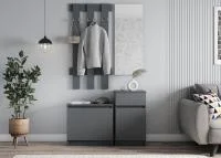 Модульная прихожая Мори графит