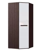 Шкаф угловой Ким венге/белый глянец