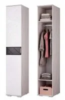 Пенал Кимберли ПН-16 ясень белый/белый глянец