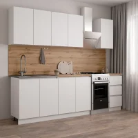 Кухонный гарнитур Мори 2,0 белый
