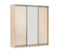 Шкаф-купе трехдверный Мираж 20.1 с зеркалом дуб млечный