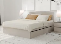 Кровать с ящиками Мори КРМЯ 1600.1 сатин