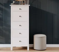 Комод 5 ящиков Кымор белый