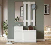 Модульная прихожая Мори белый