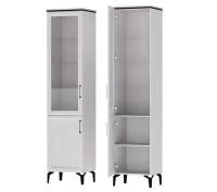 Шкаф Шарм ШК-1 ясень анкор светлый/рамка