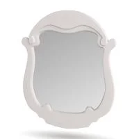 Зеркало Мария белый глянец