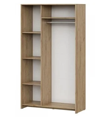 Шкаф трехстворчатый МСП-1 дуб золотой/камень темный