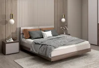 Кровать Ника 1,6 шимо темный/кашемир