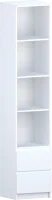 Стеллаж с ящиками Б 5.04 белый (серия без ручек)