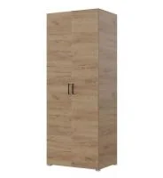 Шкаф 2-х створчатый Бостон 800 дуб крафт золотой