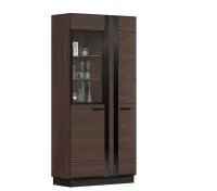 Шкаф со стеклом высокий Магнолия орех