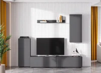 Гостиная МГС-10 графит серый