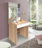 Туалетный столик с зеркалом ТЛС-5 дуб сонома/белый