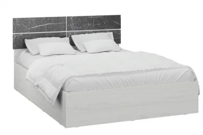 Кровать Теана 160х200 ясень анкор светлый/мрамор дарк