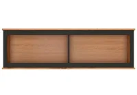 Шкаф Лофт навесной SFW/130 дуб вотан/черный