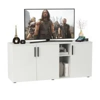 Тумба под ТВ Эйр 16.55 белый шагрень