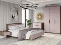 Спальный гарнитур Роза орех франклин/пудра скин тренто
