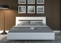 Кровать Ацтека LOZ160 белый глянец