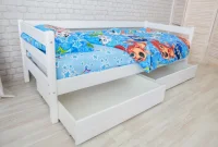 Кровать Сонечка с задней защитой и ящиками