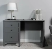 Стол письменный Сага серый