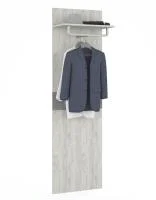 Вешалка Юнона 15.13 дуб белый/серый шифер Вешалка Юнона 15.13 дуб белый/серый шифер