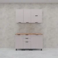 Кухонный гарнитур Лотос 1,4 кашемир