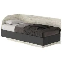 Кровать-софа Соната КРС-900 дуб крафт белый/антрацит