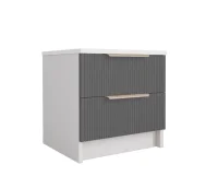 Тумба Лавис ТД 400.1 белый/графит софт