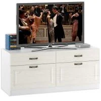 Тумба Ливерпуль ясень ваниль/белый