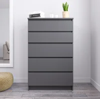 Комод высокий Мори МК 700.5 графит