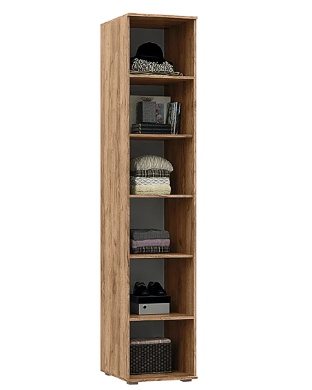 Пенал Соренто дуб крафт золотой/бетон темный