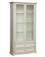 Шкаф комбинированный Сохо 32.05 бетон пайн белый