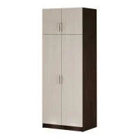 Шкаф двухстворчатый с перегородкой венге/лоредо