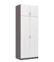 Шкаф Флагман-4 ясень анкор темный/ясень анкор светлый