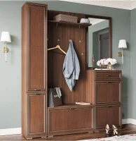 Модульная прихожая Ливорно композиция 3 орех донской