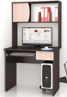 Компьютерный стол Грета-4 венге/дуб молочный