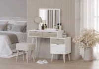 Трюмо 4-25910 белый/дуб крафт серый